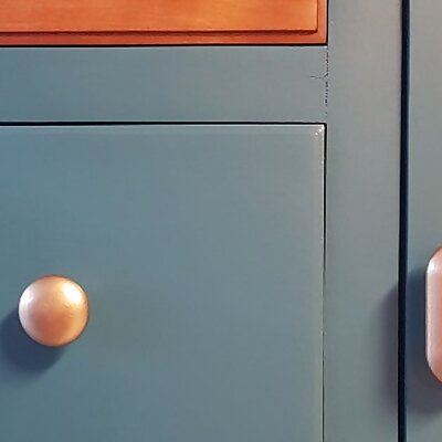 Door handle for furniture restoration