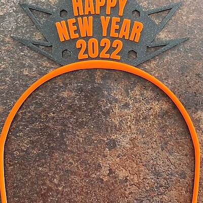 Happy New Year 2022  Hairband  Haarreif