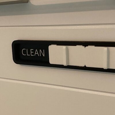 Dishwasher status sign
