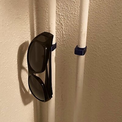 Sunglasses holder for 15mm tube