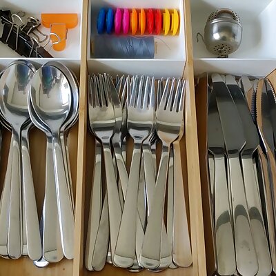 Boxes for IKEA VARIERA cutlery organizer