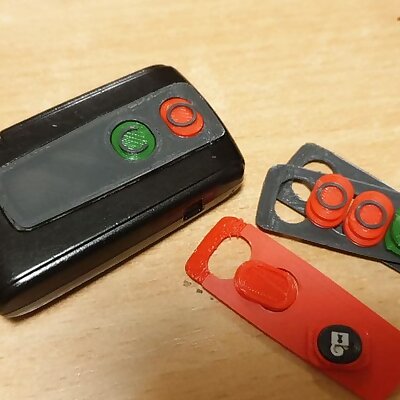 Rubber Button Cover Replacement for Toyota Key Fob
