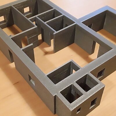 3d printing of an apartment floor plan