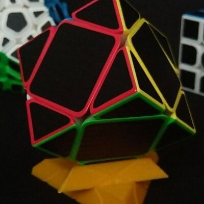 Rubik Cube Rotatory Stand 3 Patterns