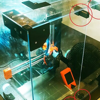 3Dprintboxprusaminioriginal magnetically arrested front door