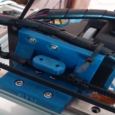 AM8 MGN12H Xcarriage for direct extruder with BMG clone  fan mount