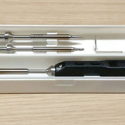 TS100 Soldering Iron Box with Tip Holders