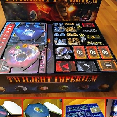 Twilight Imperium 4 Organizer incl Prophecy of Kings