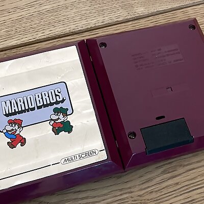 Game  Watch Battery Cover  Mario Bros