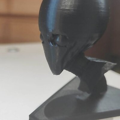 Alien head inspired by XCOM