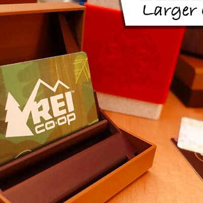 Popup Gift Card Box  Larger Clearance