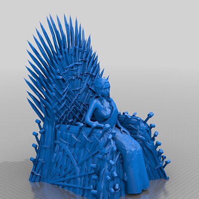Daenerys sits on Iron Throne