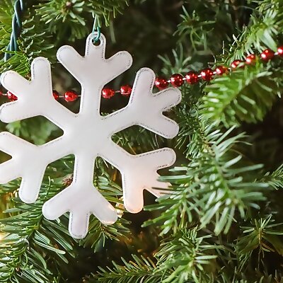 Yet Another Snowflake Ornament! 3d  2d Files