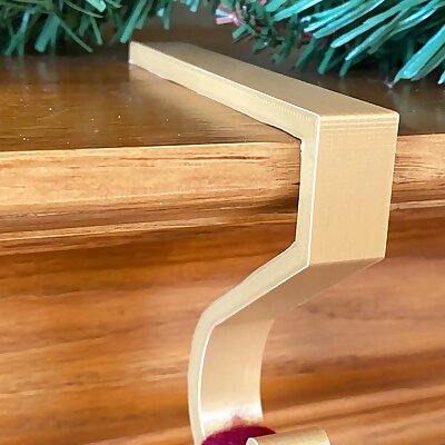Christmas Stocking Hanger for Mantle or Shelf  Balanced to stay put