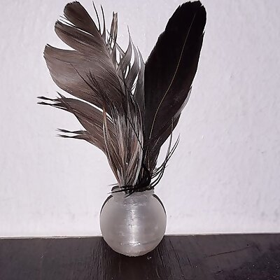 Cat toy feather ball
