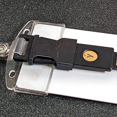 Yubikey Lanyard with Release Clip