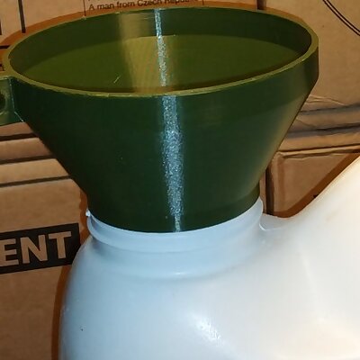 Funnel for dishwasher powder