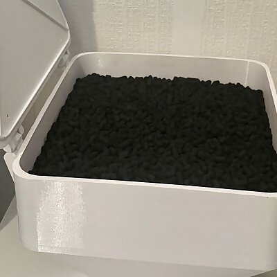 Activated carbon filter for IKEA lack enclosure