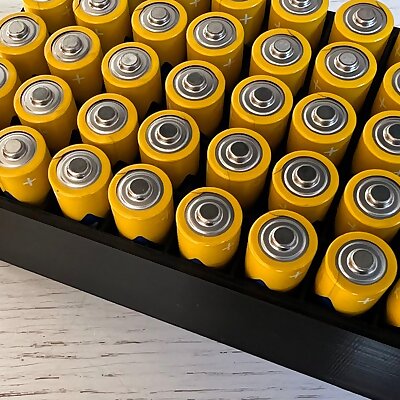 40x AA Battery Holder square design