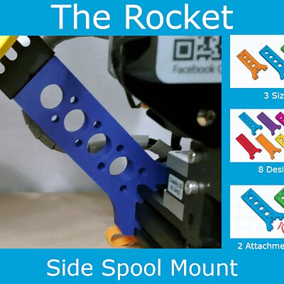 The Rocket  Side Spool Mount  Creality  Ender 3 ProV2