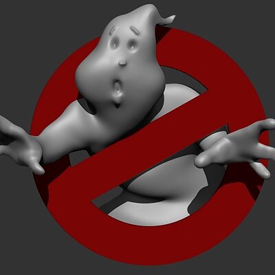 Ghostbusters Logo V2  2 colors