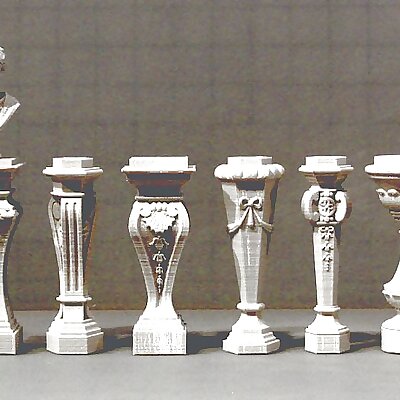 Six Classical Pedestals