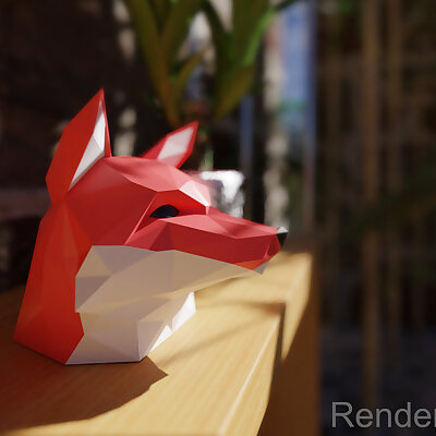 Fox head  For single color printers