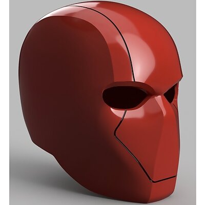Red Hood Helmet Batman with Details