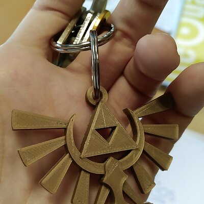 The Legend of Zelda Hyrule Crest Keychain