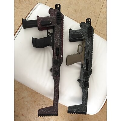 Mini RONI Carbine conversion for most GBB Airsoft Pistols