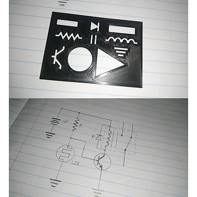 Circuit Schematic Stencil