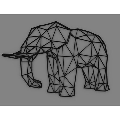 Low Poly Elephant