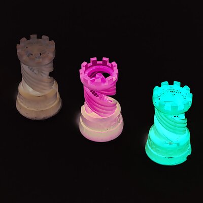 Make Rook  2015 3D Printer Shoot Out Test Models