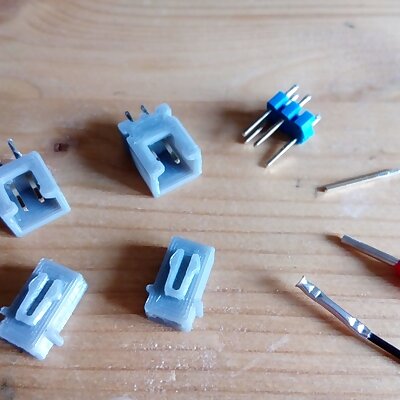 JST XH Connector 2  3 pins DIY without JST Kit
