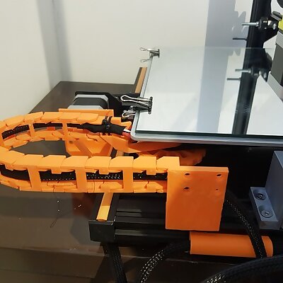 Creality CR10 Y axis cable drag chain