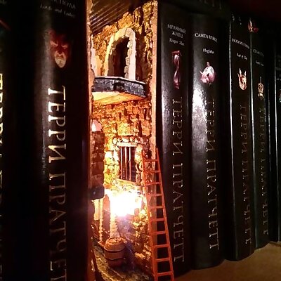 Fantasy Bookshelf Insert