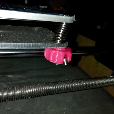 Wing Nut bed level screw knob for Anet A8 and possibly other printers