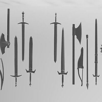 Swords and weapon collection for remixes