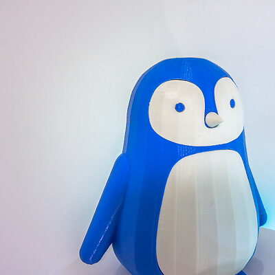 Cute 3D Printable PenguinBaby Penguin with Drawer Organizer Secret Compartment