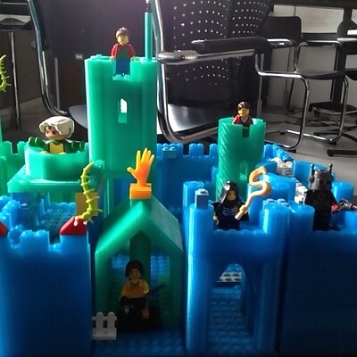 Modular castle kit  Lego compatible