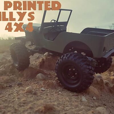 3D Printed Willys RC 4X4