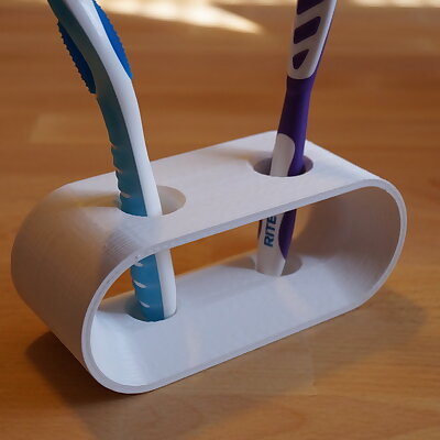 Designer Toothbrush Holder w Flow Control
