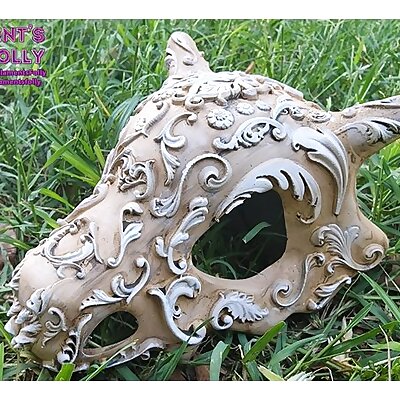 Ornamental Cubone Skull