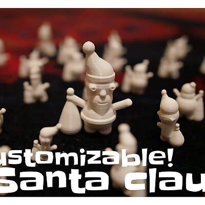 Customizable Santa Claus random also!