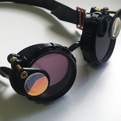 Steampunk Goggles using 52mm Photographic Filters