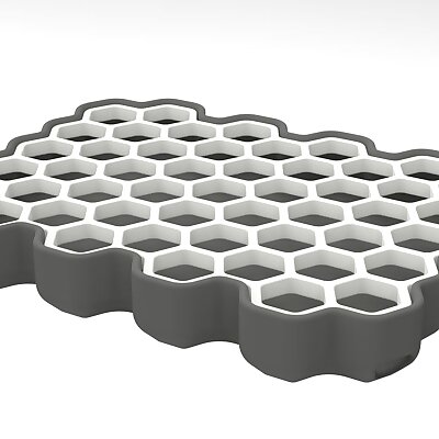 Hexagonal SoapSponge dish