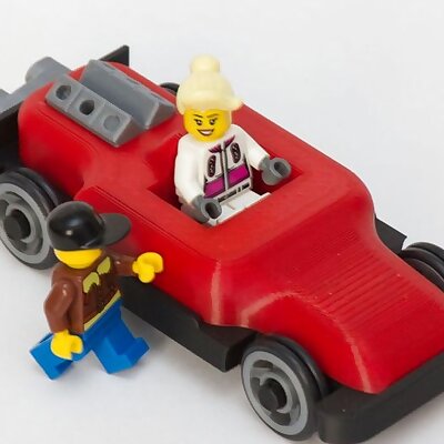Racing Vehicle car MODULAR Brick compatible