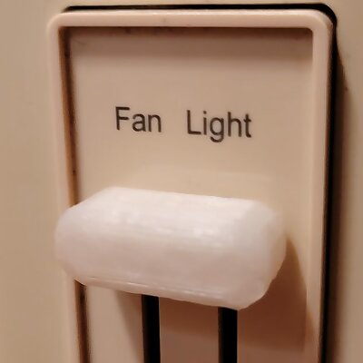 Dual Lutron Fan Light switch knob