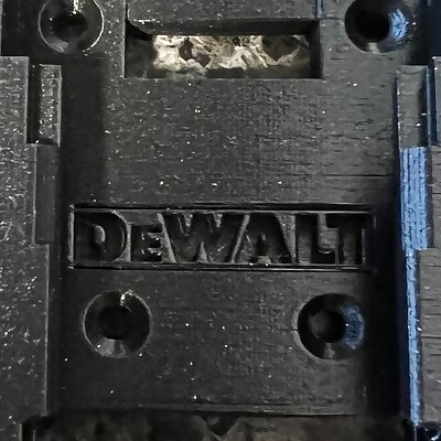 DeWalt 20v battery mount