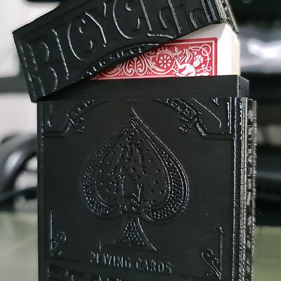 Bicycle playing cards box